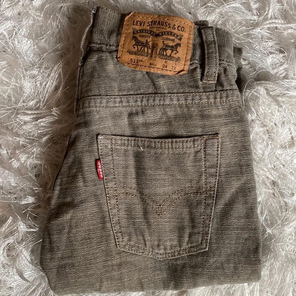 Levi’s Boy’s 511 Slim Fit Performance Cotton Denim Jeans 8 Regular W24” - Picture 8 of 8